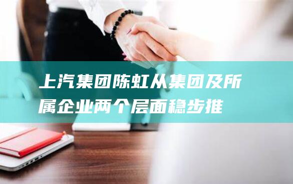上汽集团陈虹：从集团及所属企业两个层面稳步推进混合所有制改革
